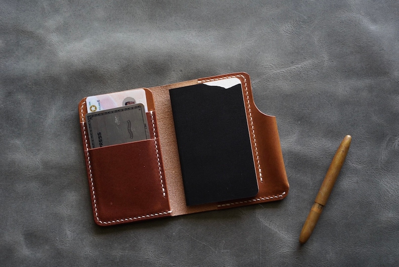 Italian Leather Notebook Wallet shops | Handmade Notebook Wallet | Moleskine Volant Journal Card Case