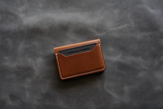 DIY 3-Pocket Foldover Wallet Leather Kit