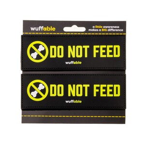 Do Not Feed - PVC Awareness Tactical Patch | 6" x 2" Set of Two (2) Patches