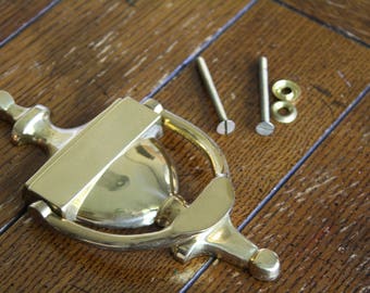 Vintage, Brass Door Knocker (All Hardware Included)