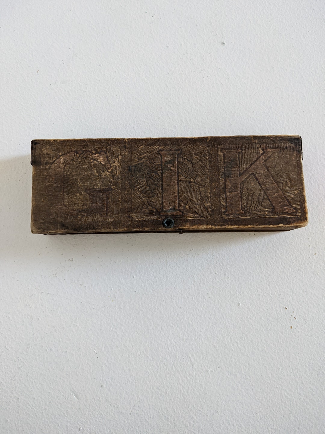 wooden tie box