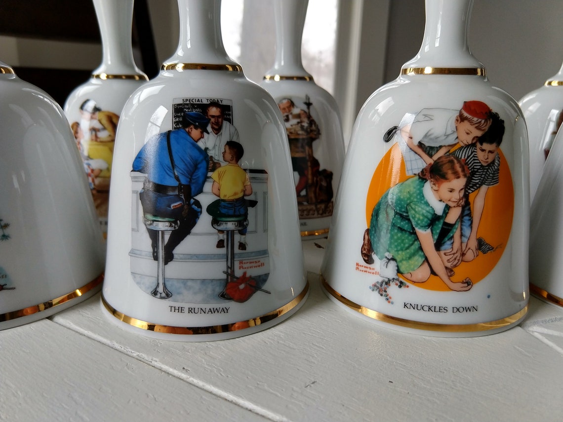 RARE FULL SET Vintage Danbury Mint Collectible Bells by - Etsy UK
