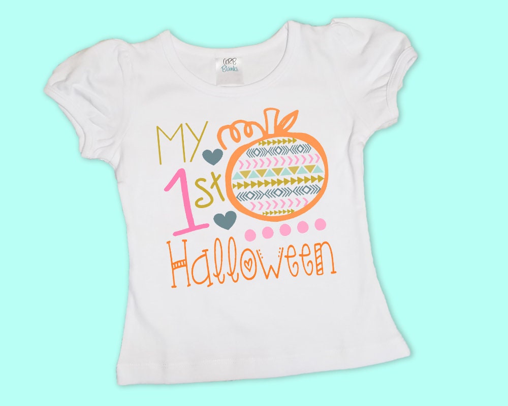 my 1st halloween girls halloween shirt halloween t shirt baby halloween shirt personalized halloween shirt girls pumpkin t shirt