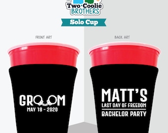 custom solo cup koozie