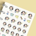 Cleaning Day Planner Stickers, House Chores Stickers for Journals, Scrapbooking, Memory Planning, Calendar, Notebooks, Planning, Journaling