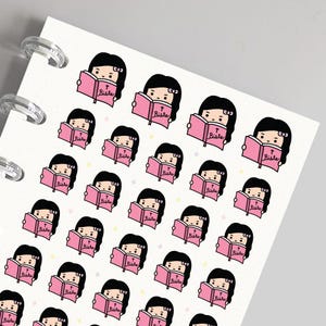 Adesivos para planejador de estudo bíblico, adesivos para diários, scrapbooking faça você mesmo, planejamento de memória, calendário, cadernos, planejamento e registro em diário