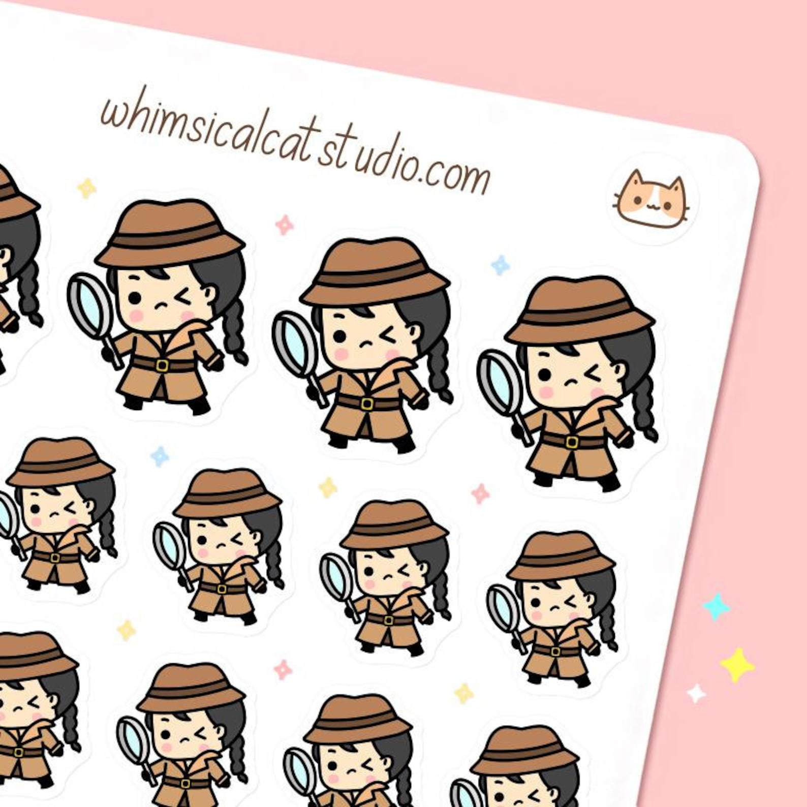 Detective Planner Sticker for Planners/ Journals/ Bujo/ DIY - Etsy UK