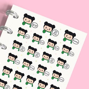 Adesivi per planner You Can Do It, simpatici adesivi motivazionali per diari, scrapbooking fai da te, pianificazione della memoria, quaderno, pianificazione e diario