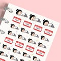 Too Tired Planner Stickers, Stickers for Journals, DIY Scrapbooking, Memory Planning Notebooks, Planning and Journaling, Calendar