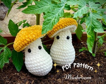 Mushroom Plushie crochet pattern