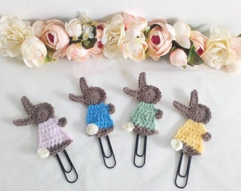 Bunny rabbit gift, Bookmark, Easter gifts, Rabbit lovers, Rabbit owners