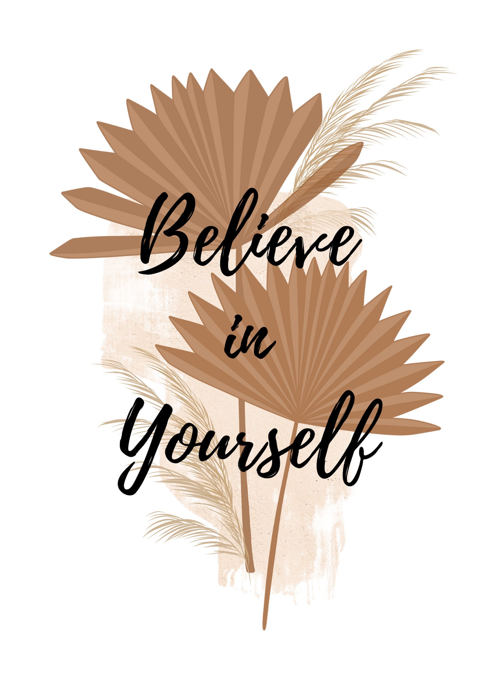 Boho quote wall art print Rustic feel home decor Etsy