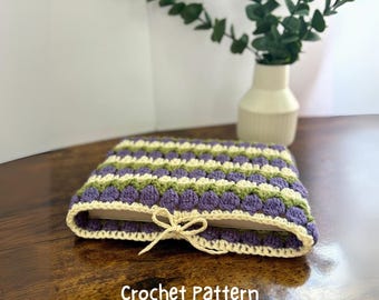 Whimsical Floral Book Cover Crochet pattern | BookTok lovers
