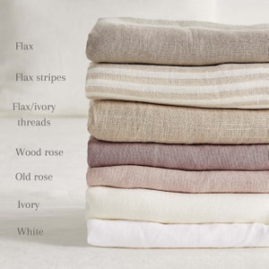 Linen Samples. Linen fabric samples. 21 colors available. Linen fabric swatches. image 2