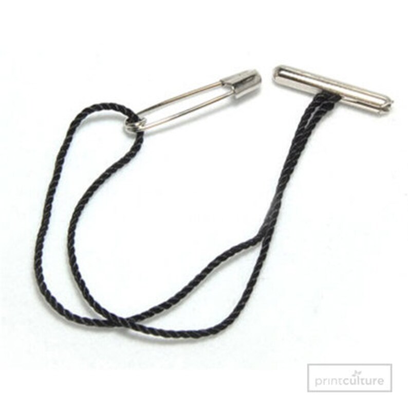 500 Pcs Nylon Tag Strings Tag String With Metal Safety Pin for Swing