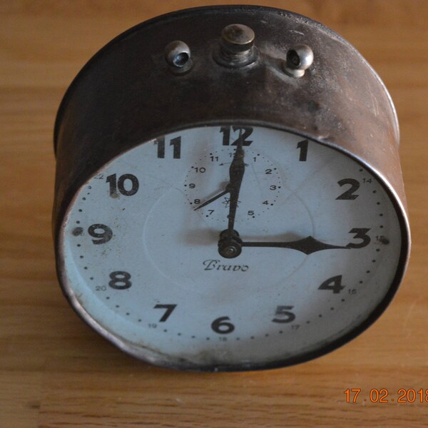 Vintage 1930 alarm clock