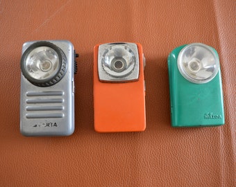 4 Vintage flashlights