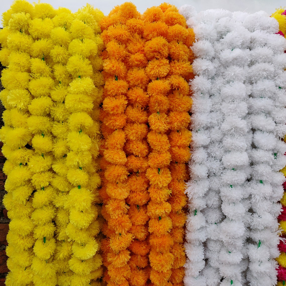 Express Shpping 60 Pcs of Artificial Flower Strings Indian Etsy