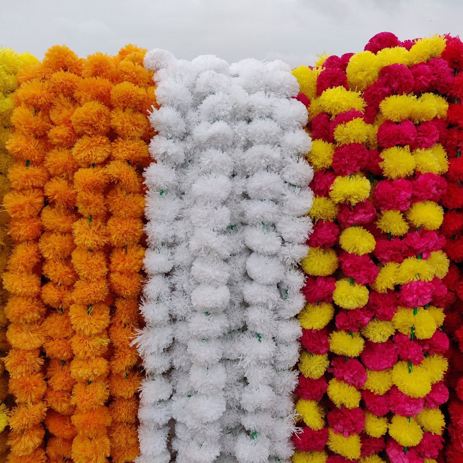Express Shpping 60 Pcs of Artificial Flower Strings Indian Etsy