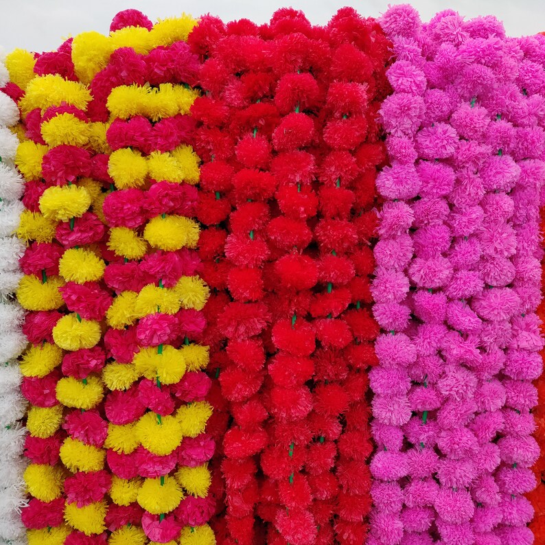 Express Shpping 60 Pcs of Artificial Flower Strings Indian Etsy
