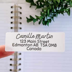 Gepersonaliseerde adresetiketten | Retouradresstickers bruiloft | Stickerlabel | Leuke envelop met aangepaste kaarten en brieven