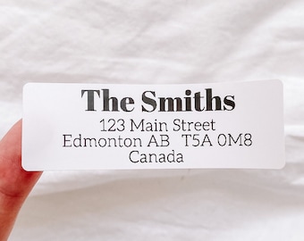 Etichette per indirizzi personalizzate/Adesivi per indirizzo di ritorno del matrimonio/Etichetta adesiva/Busta con lettere per cartoline personalizzate