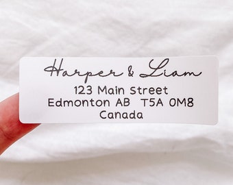 Personalized Address Labels | Wedding Return Address Stickers | Sticker Label | Cute Custom Cards Letters Envelope