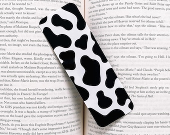 Cow Print Bookmark | Cute Book Mark | Book Lover | Cow Lover