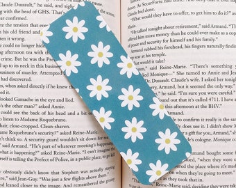 Daisy Bookmark | Blue Daisies Book Mark | Book Lover | Flowers