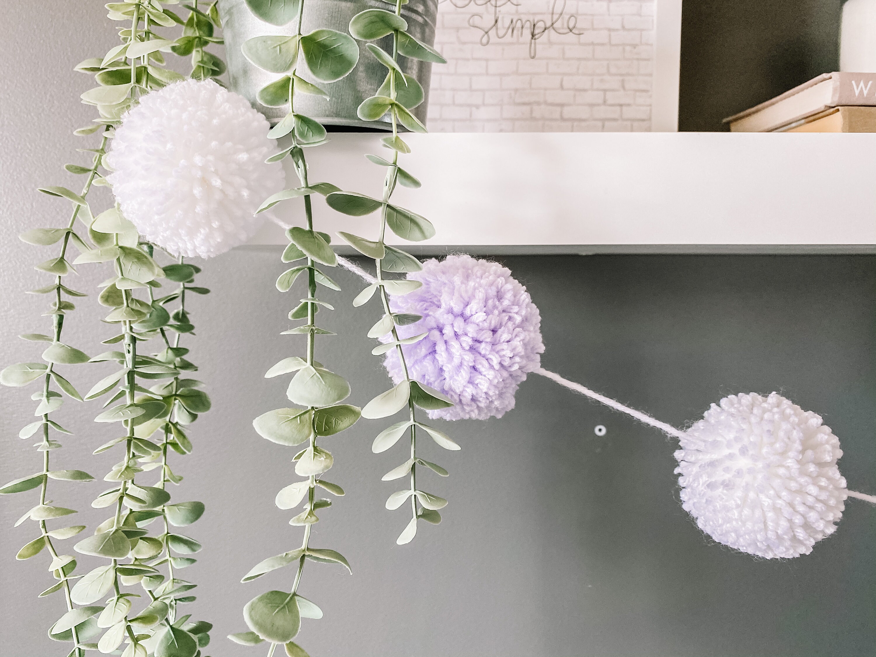 Pom Pom Garland PomPom String Decor Etsy