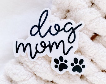 Dog Mom Sticker | Paw Print Stickers | Dog Lover Prints