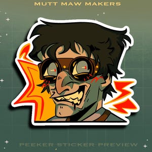 DARK UNIVERSE Peeker-stickers - Ygor HORROR
