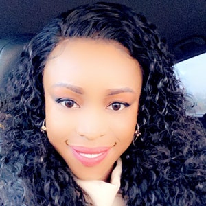 Water wave lace front wig