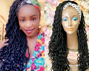 Crochet Headband Ponytail Wig - Etsy
