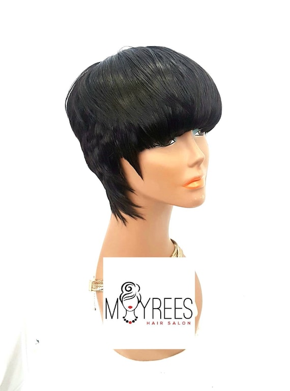 Pixie Bowl/mushroom Cut Wig - Etsy Pixie Bowl/mushroom Cut Wig - Etsy
