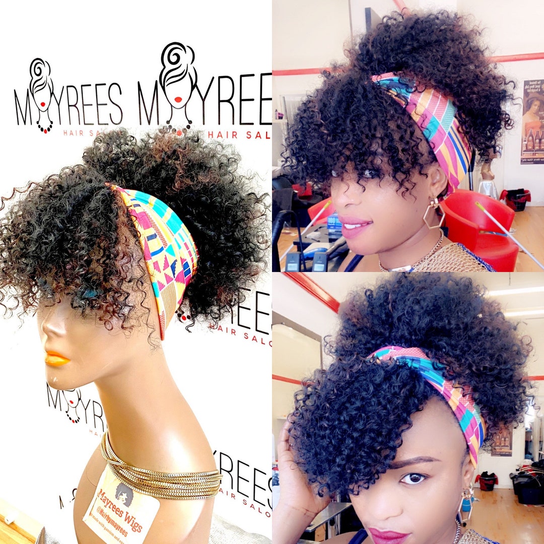 Pineapple Headband Wig Etsy