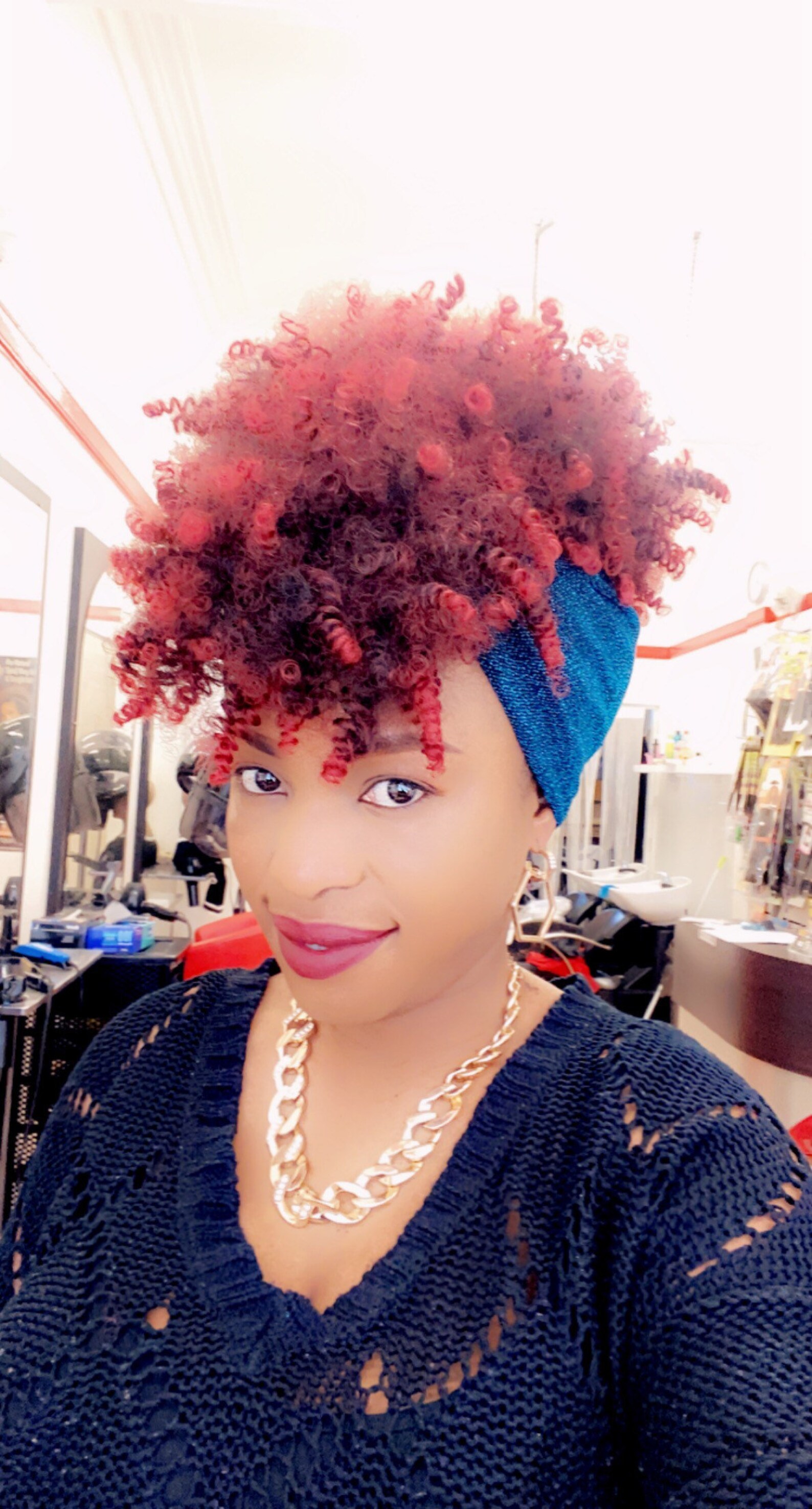 Curly Pineapple Wig Etsy