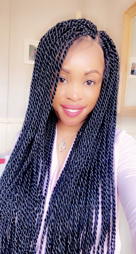 Medium twist deals braids