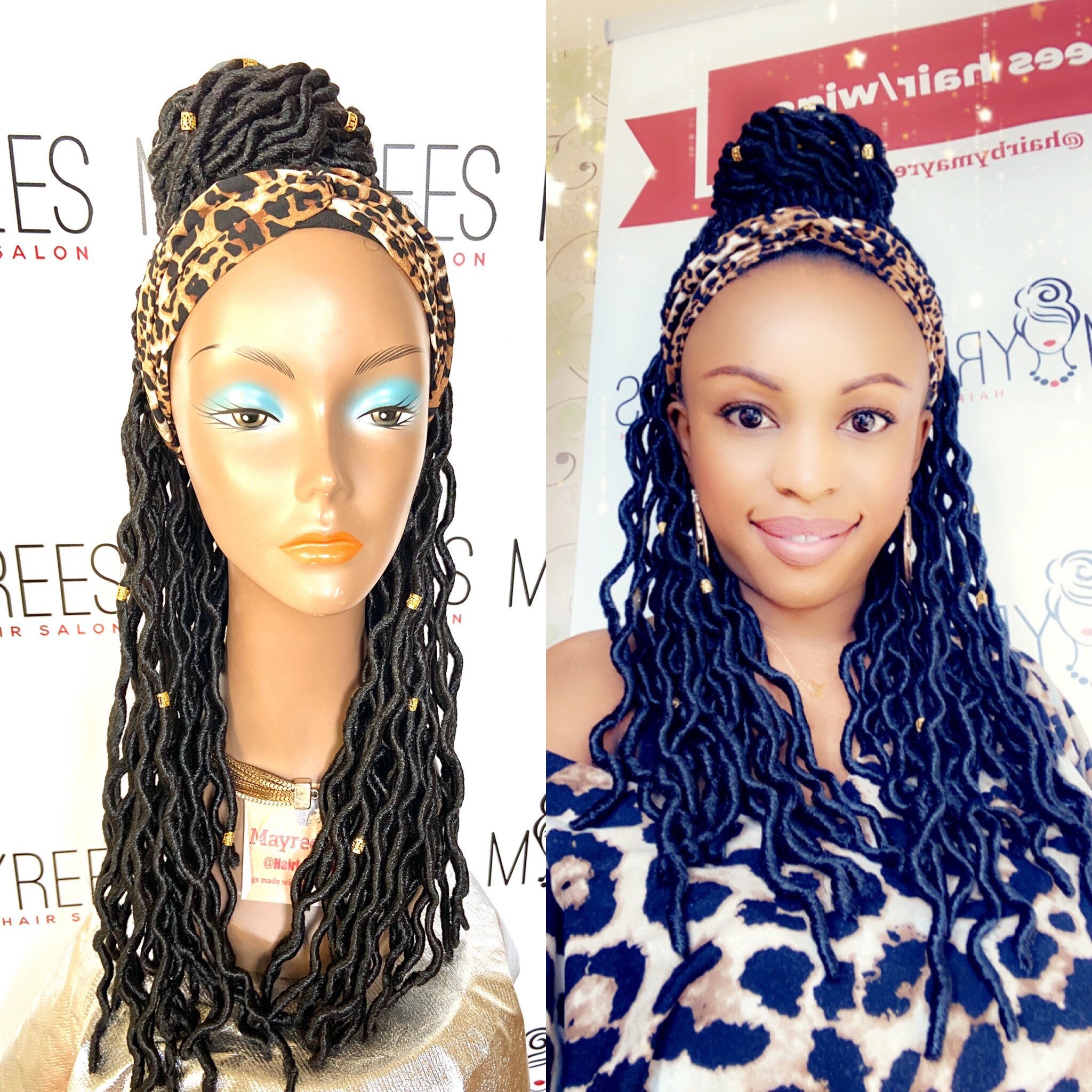 Half up/half down 3step box braid headband wig. Amazon.com : Prosa Kinky curly 3 in 1 Half Wig synthetic  main image 4