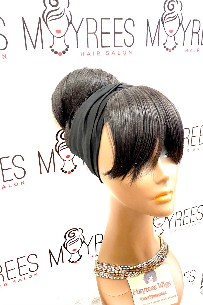 Crisp Headband Wig With Bangs Artwork for Your Screen Crisp Headband Wig With Bangs Artwork for Your Screen