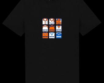 Camiseta, polo ou moletom com capuz com a coleção de camisas antigas do Luton Town FC.