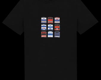 Camiseta, polo ou moletom com capuz com a estampa das camisas antigas do Queens Park Rangers FC. QPR