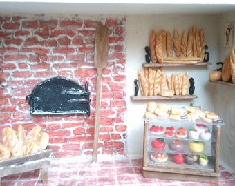 Boulangerie ancienne miniature