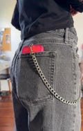 Alternative Phone chain,stainless steel pants chain,punk chains,90s grunge,goth gift,emo edgy,wallet chain,cell phone accessories,music fest