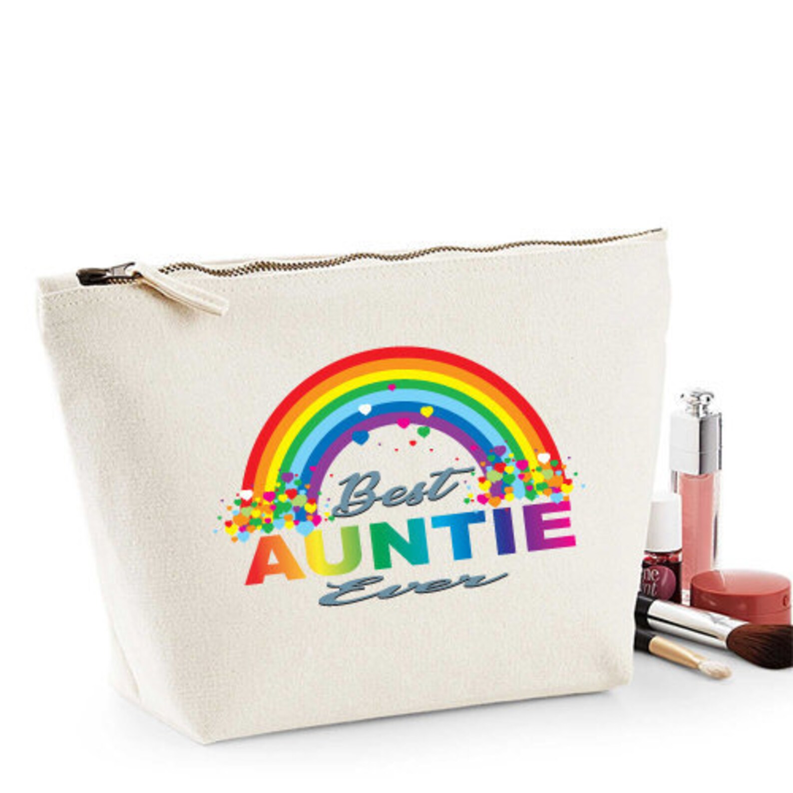 Best AUNTIE Ever Makeup Bag CH1205 Accessory Bag Etsy UK