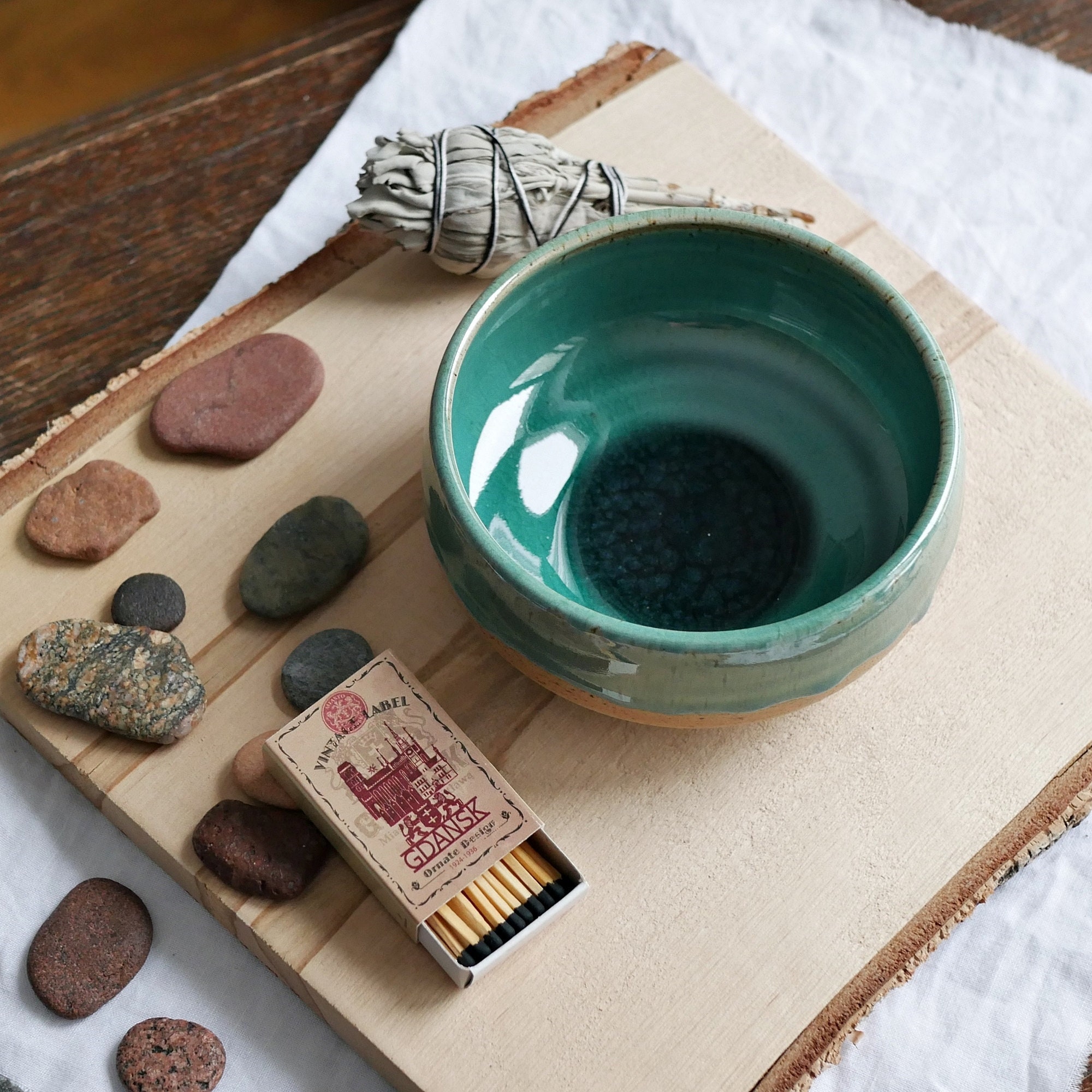 Sage gift sage burner smudge dish incense bowl sage bowl Etsy