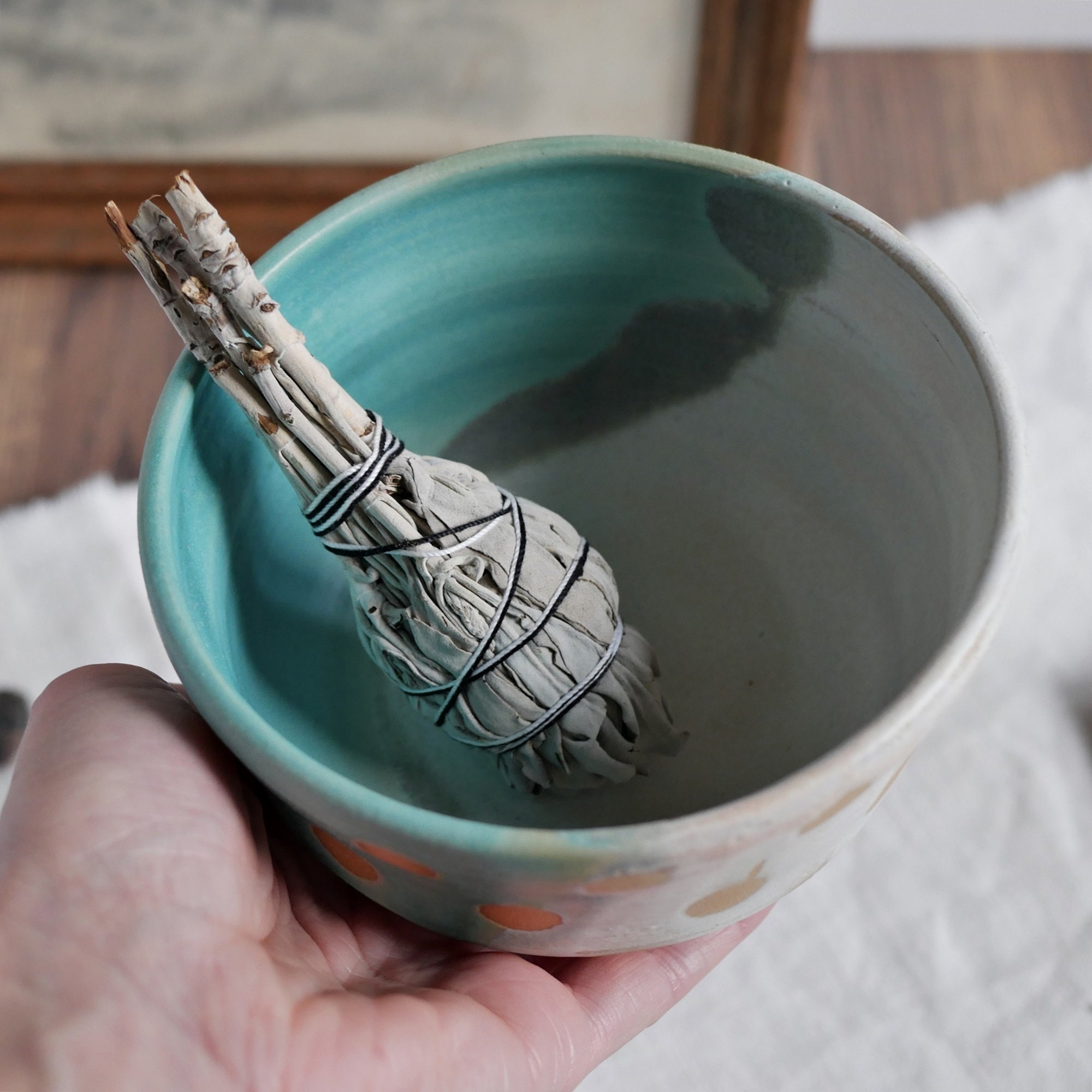 Sage gift sage bowl smudging dish sage burning dish yoga Etsy