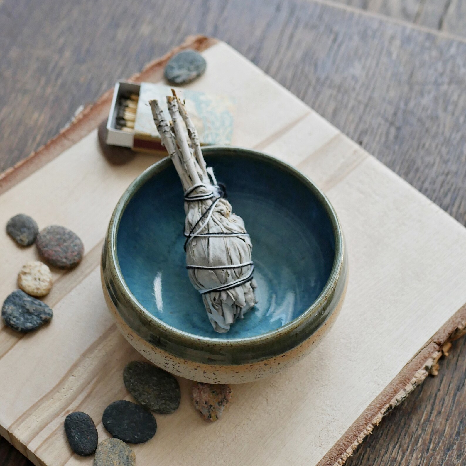 Sage burner smudge dish ceramic incense bowl smudge bowl Etsy