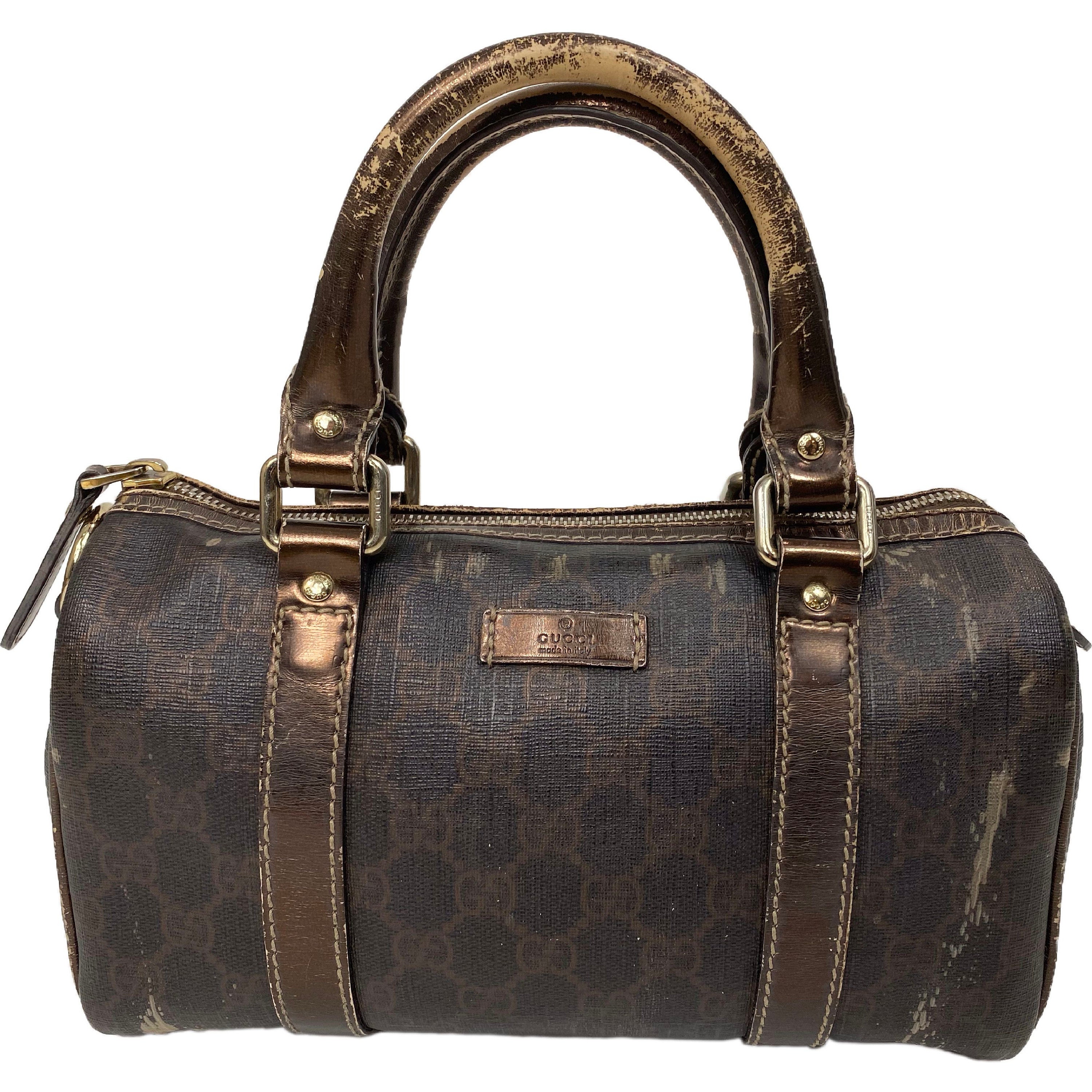 Gucci Monogram Supreme Small Joy Boston Bag – hk-vintage