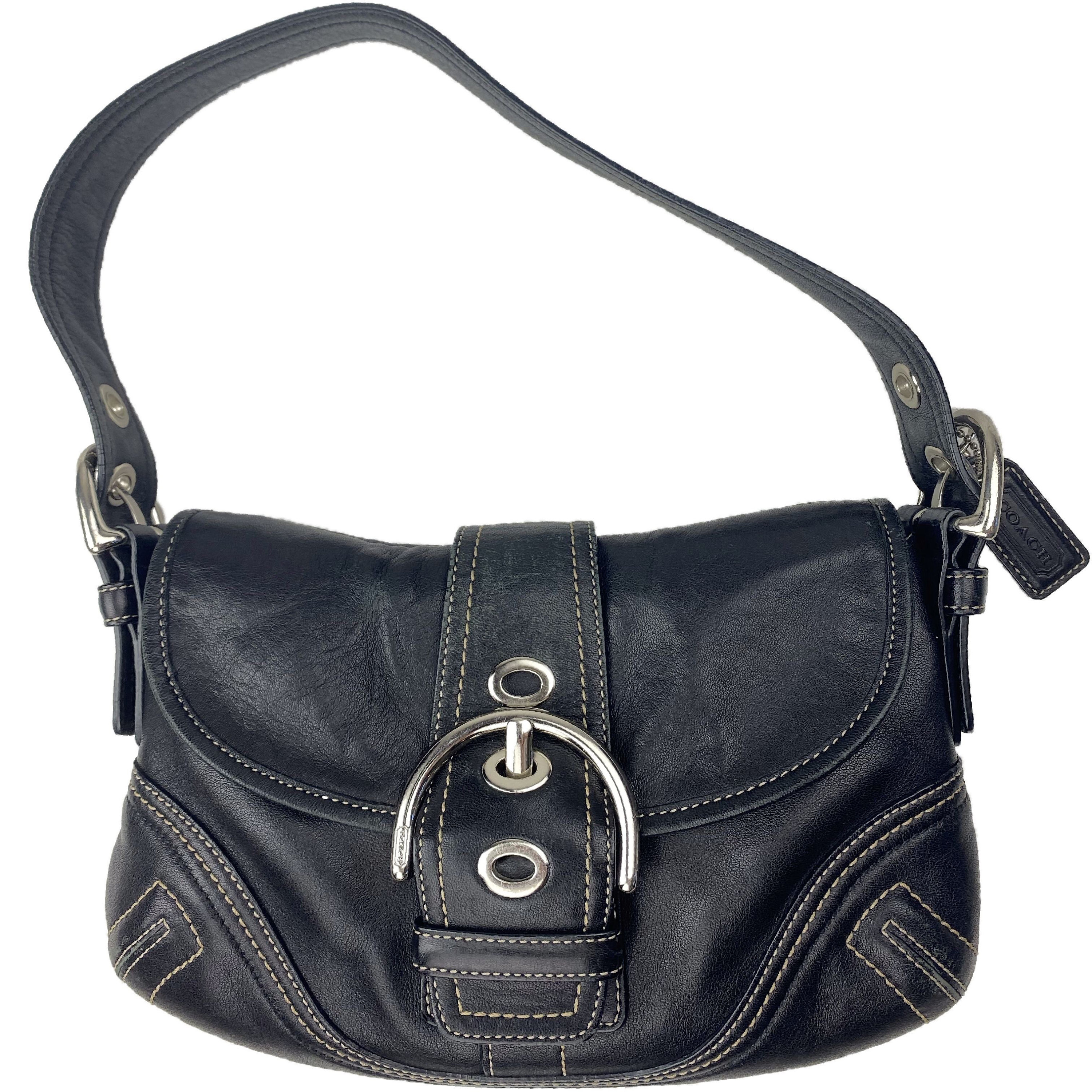 Coach F10188 Black Leather Soho Bag - Etsy
